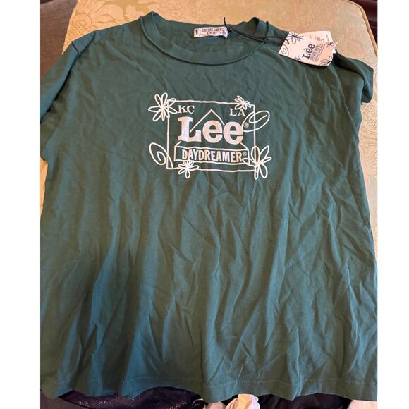 DAYDREAMER x LEE Doodles Reverse GF Tee in Green Size M New with Tag MSRP $75 - Picture 2 of 6